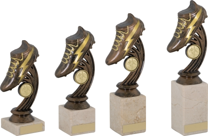 Amazing Value Football Antique Gold Boot Trophies SDTWT Series from £3.54 excVAT